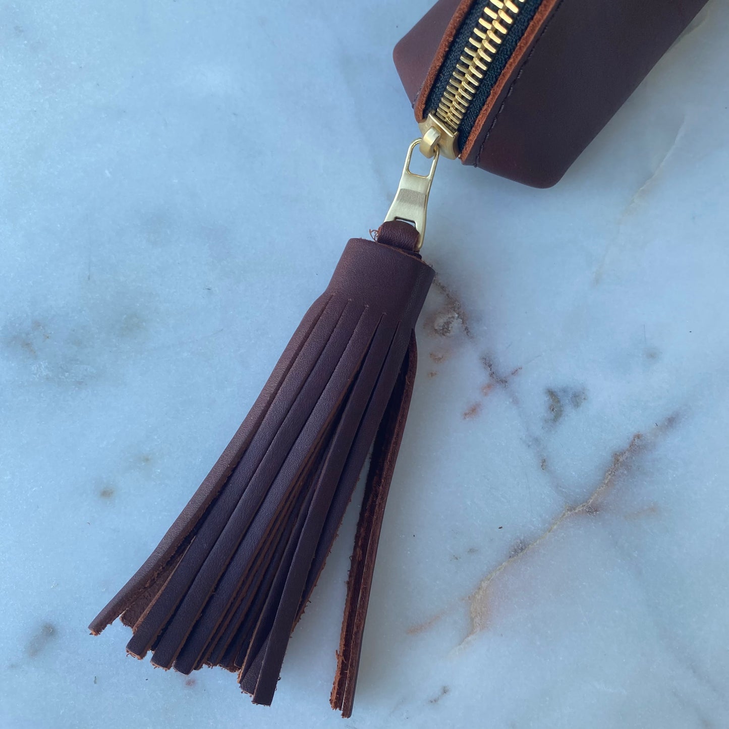Portland Leather Goods Taco Tassel Leather Pouch
