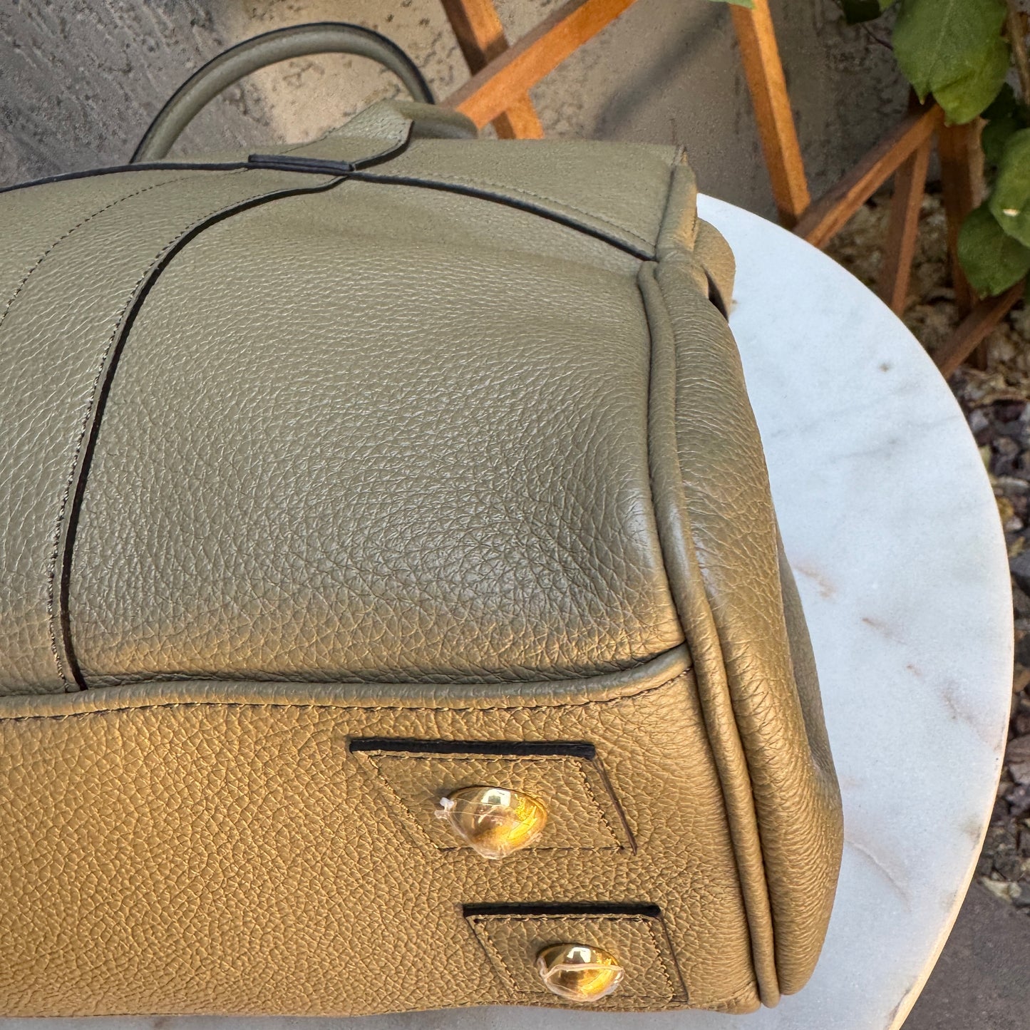 Mulberry Bayswater Grained Leather Satchel