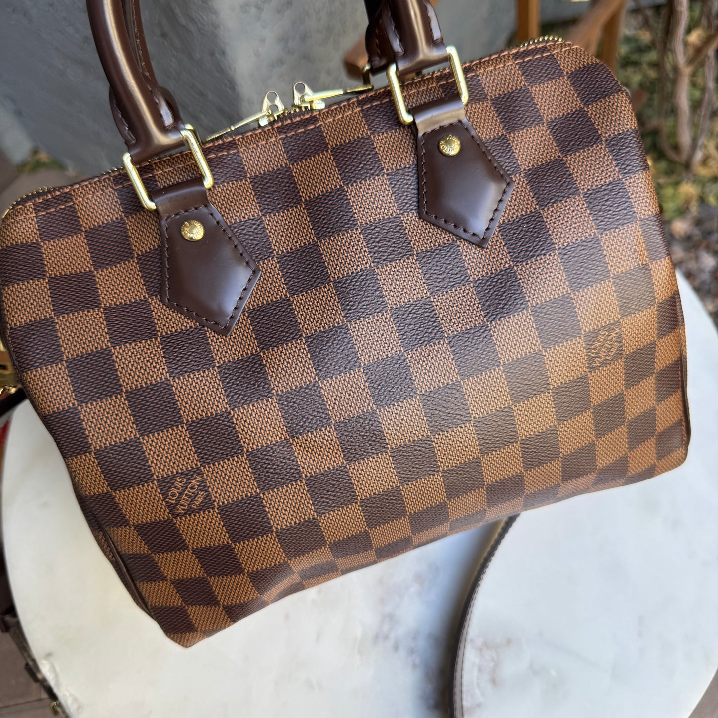 Louis Vuitton Damier Ebene Speedy Bandoulière 25