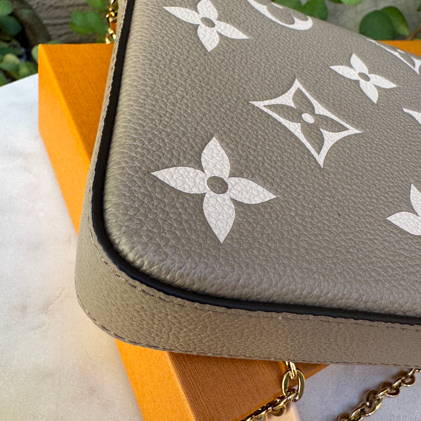 Louis Vuitton Bicolor Monogram Empreinte Pochette Félicie