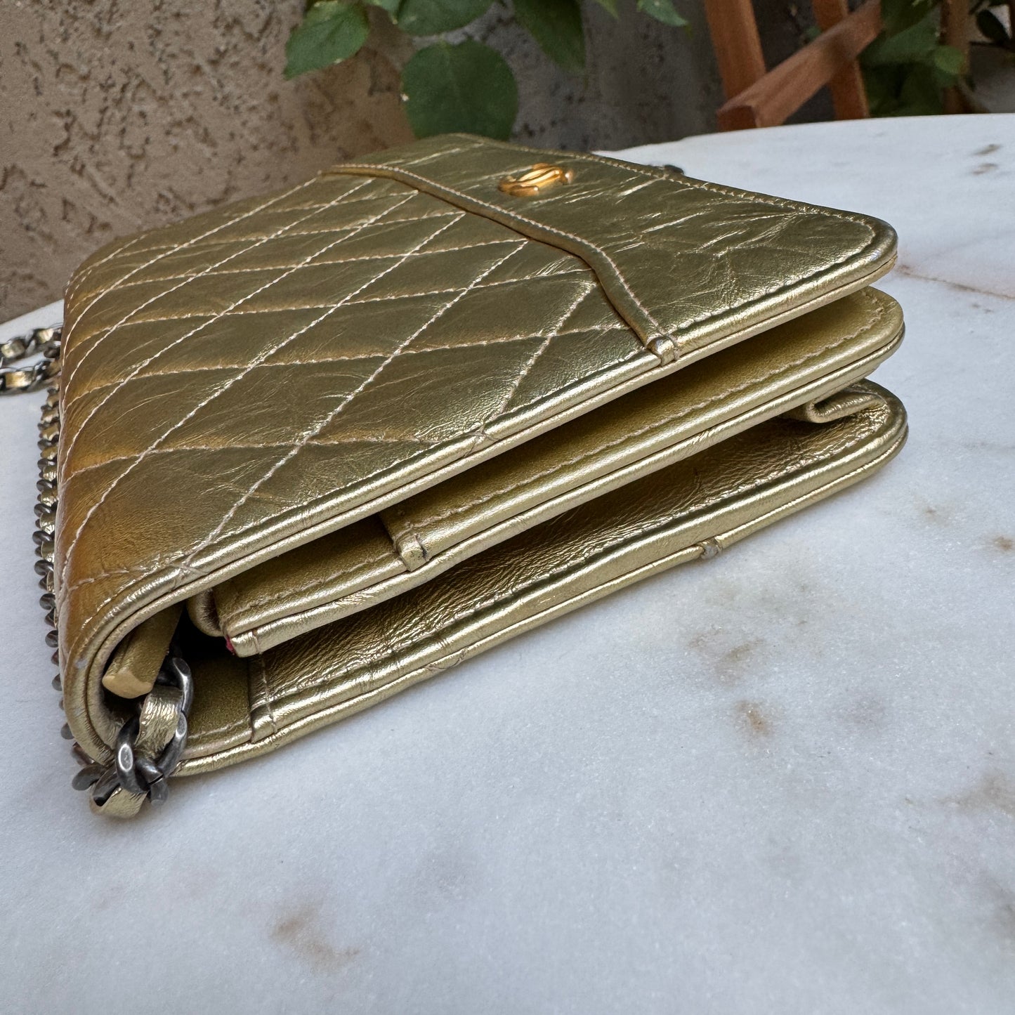 Chanel Gabrielle WOC Quilted Aged Calfskin Crossbody