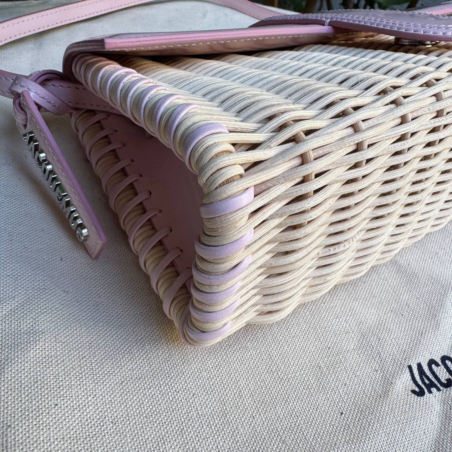 Jacquemus Le Bambino Long Osier Shoulder Bag