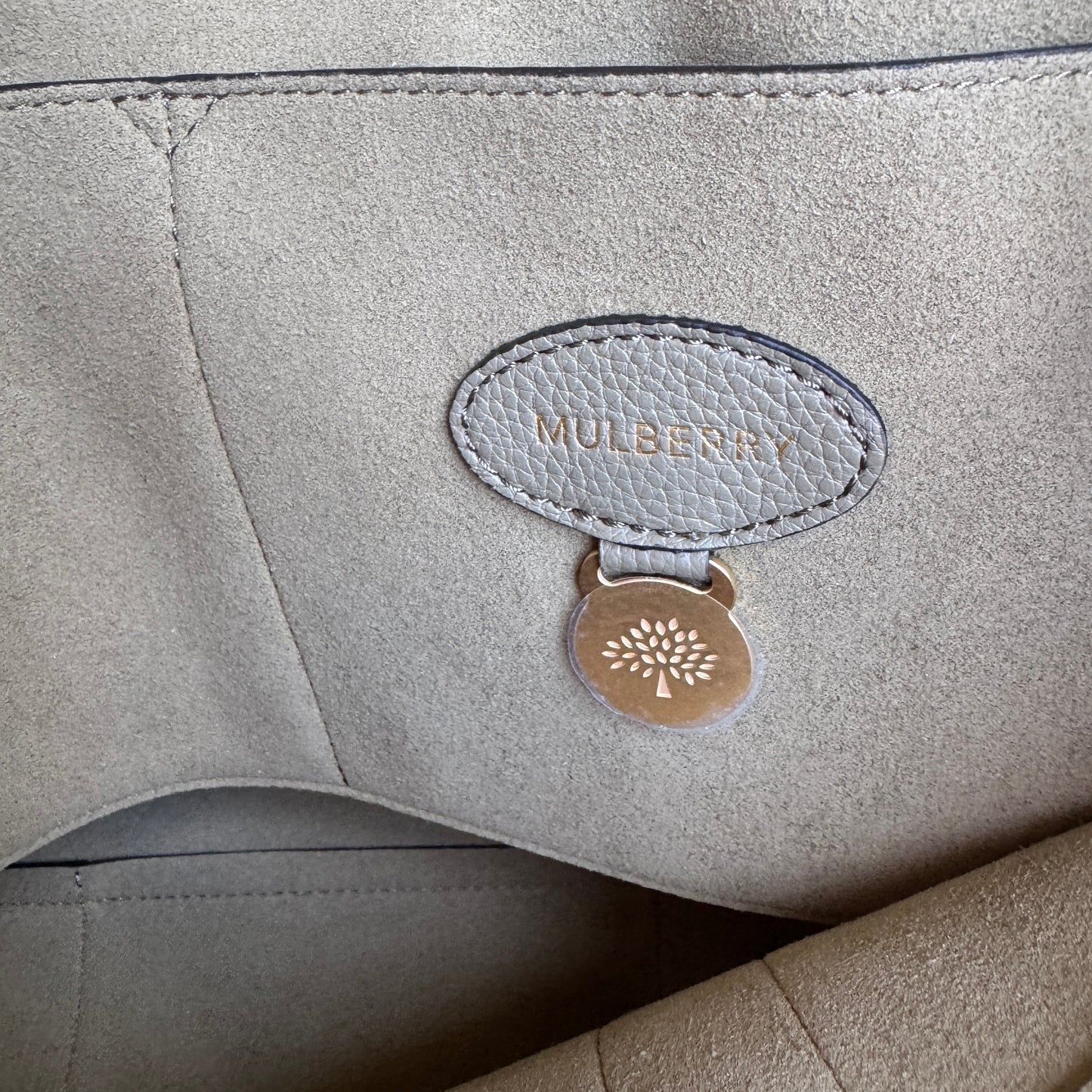 Mulberry Bayswater Grained Leather Satchel