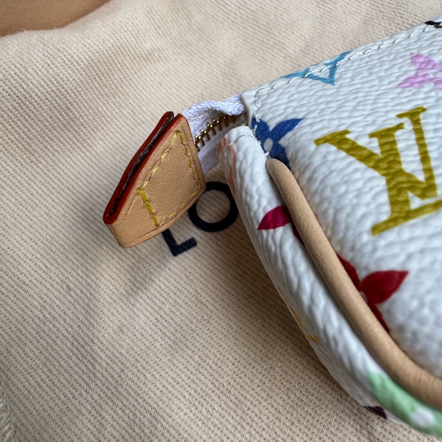 Louis Vuitton x Takashi Murakami Micro Pochette Bag Charm