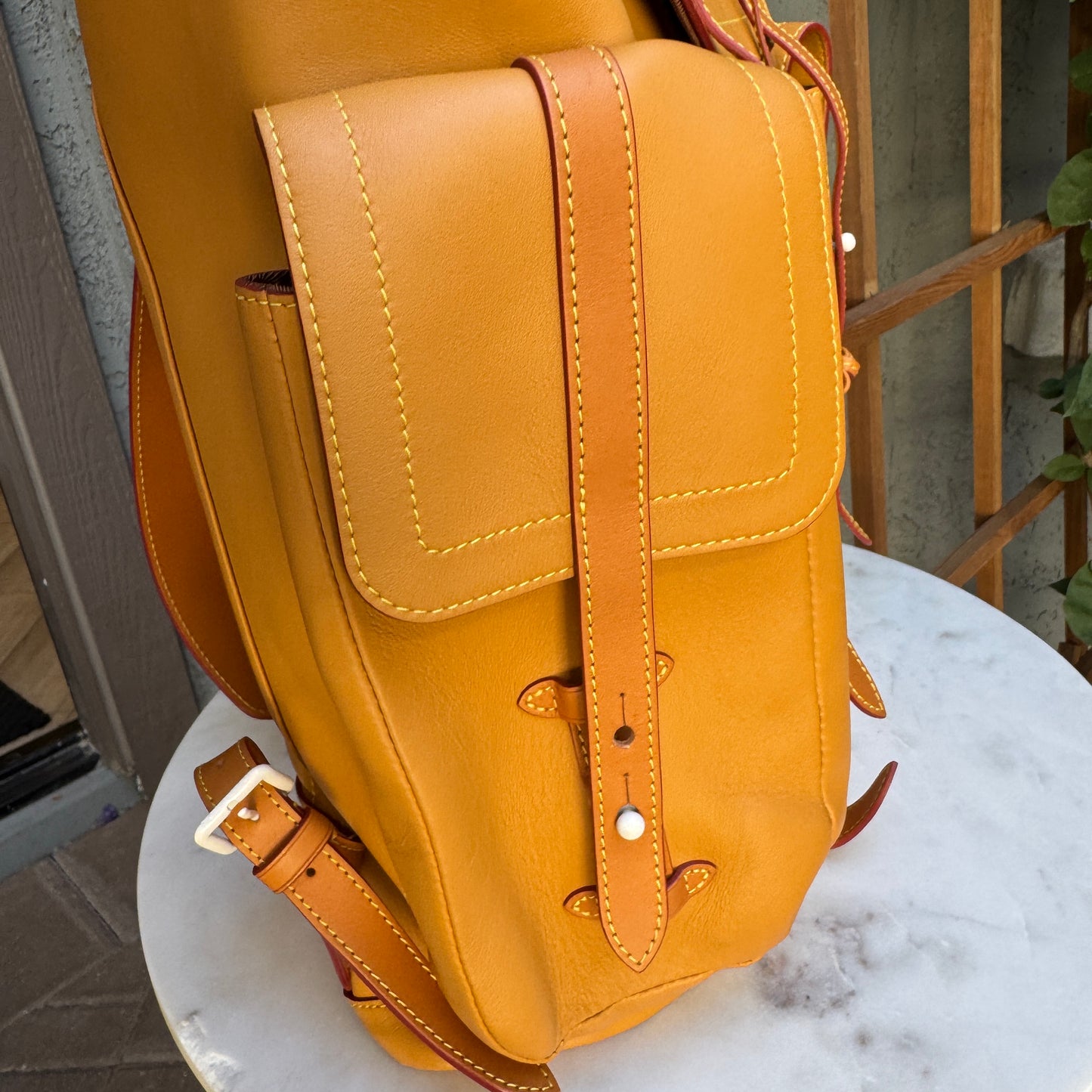 Louis Vuitton x Virgil Abloh Vachetta Leather Christopher Backpack GM