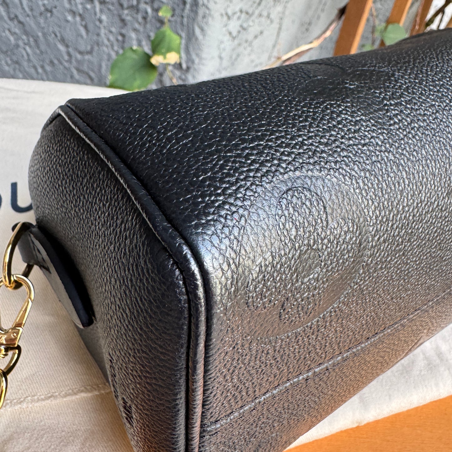 Louis Vuitton Giant Monogram Empreinte Speedy 20 Crossbody