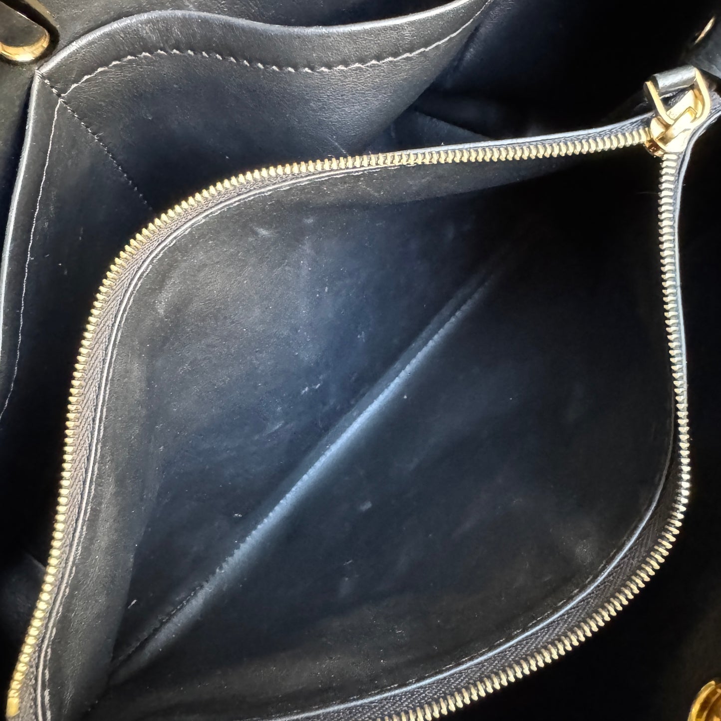 Louis Vuitton Milla MM Leather Tote
