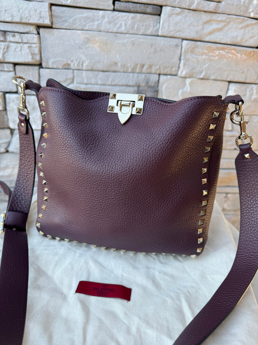 Valentino Rockstud Flip Lock Crossbody