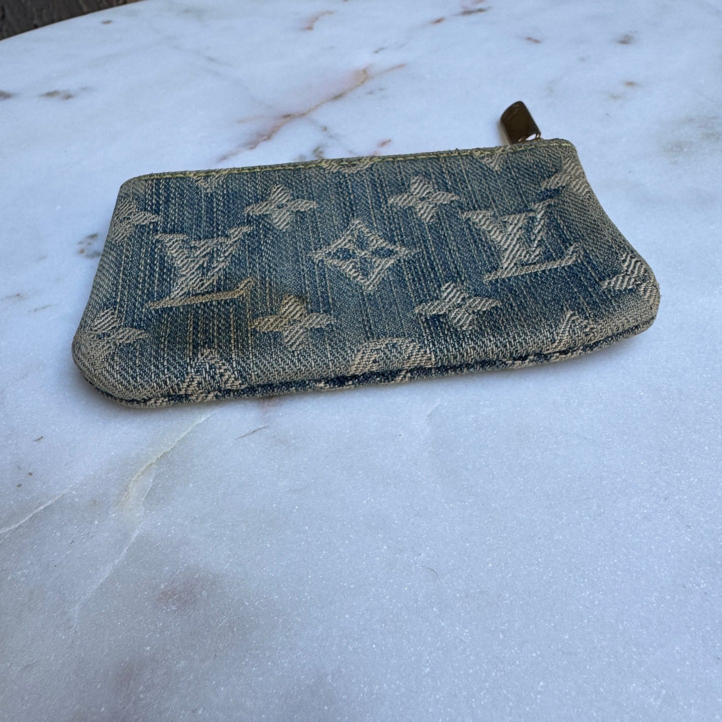 Louis Vuitton Monogram Denim Keychain Pouch