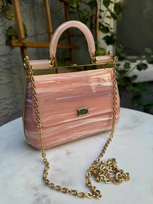 Dolce & Gabbana Sicily Box Bag in Acrylic Glass