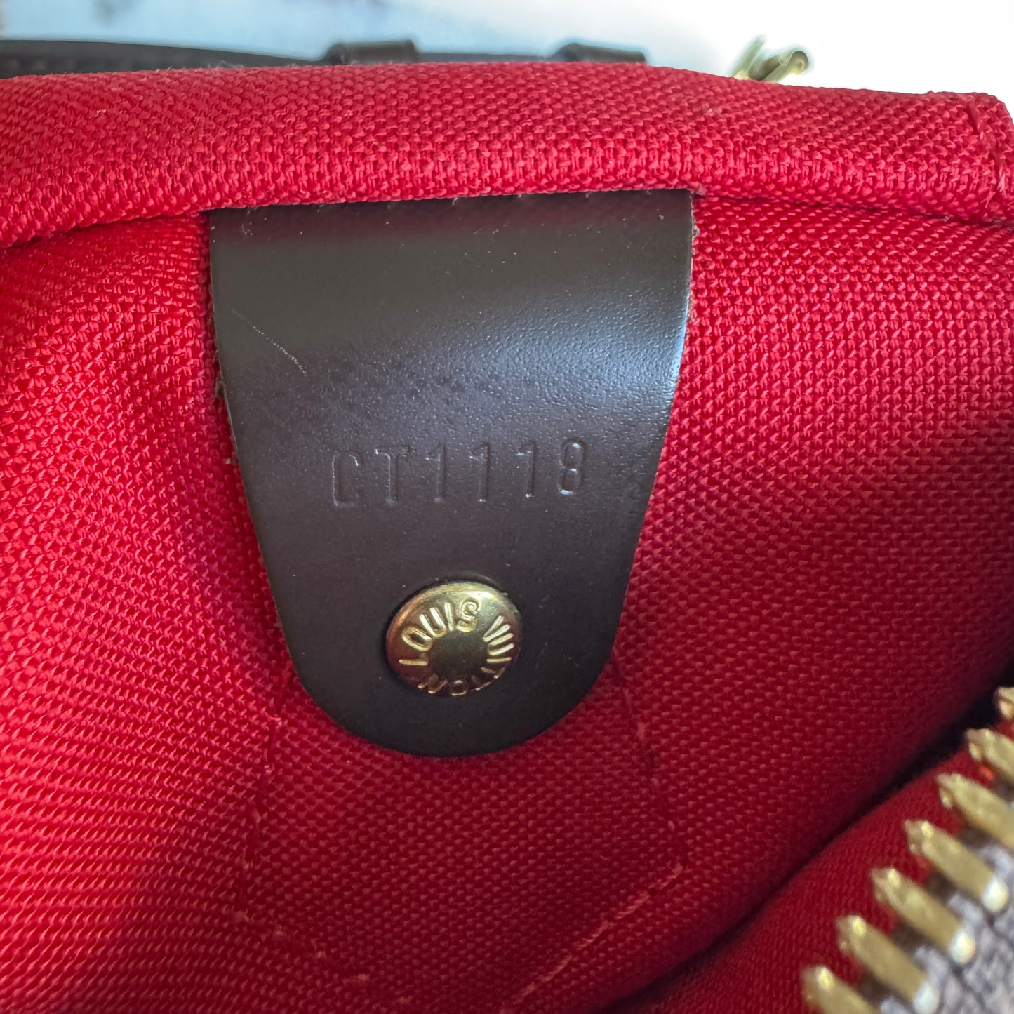 Louis Vuitton Damier Ebene Speedy Bandoulière 25