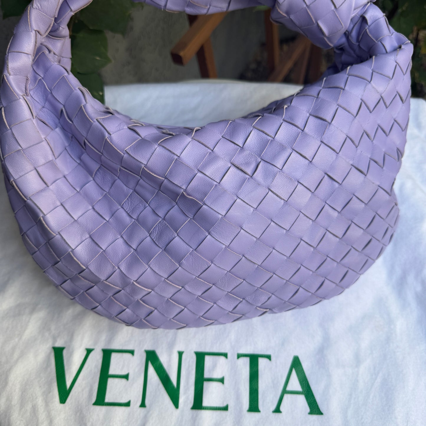 Bottega Veneta Intrecciato Woven Nappa Leather Teen Jodie Bag