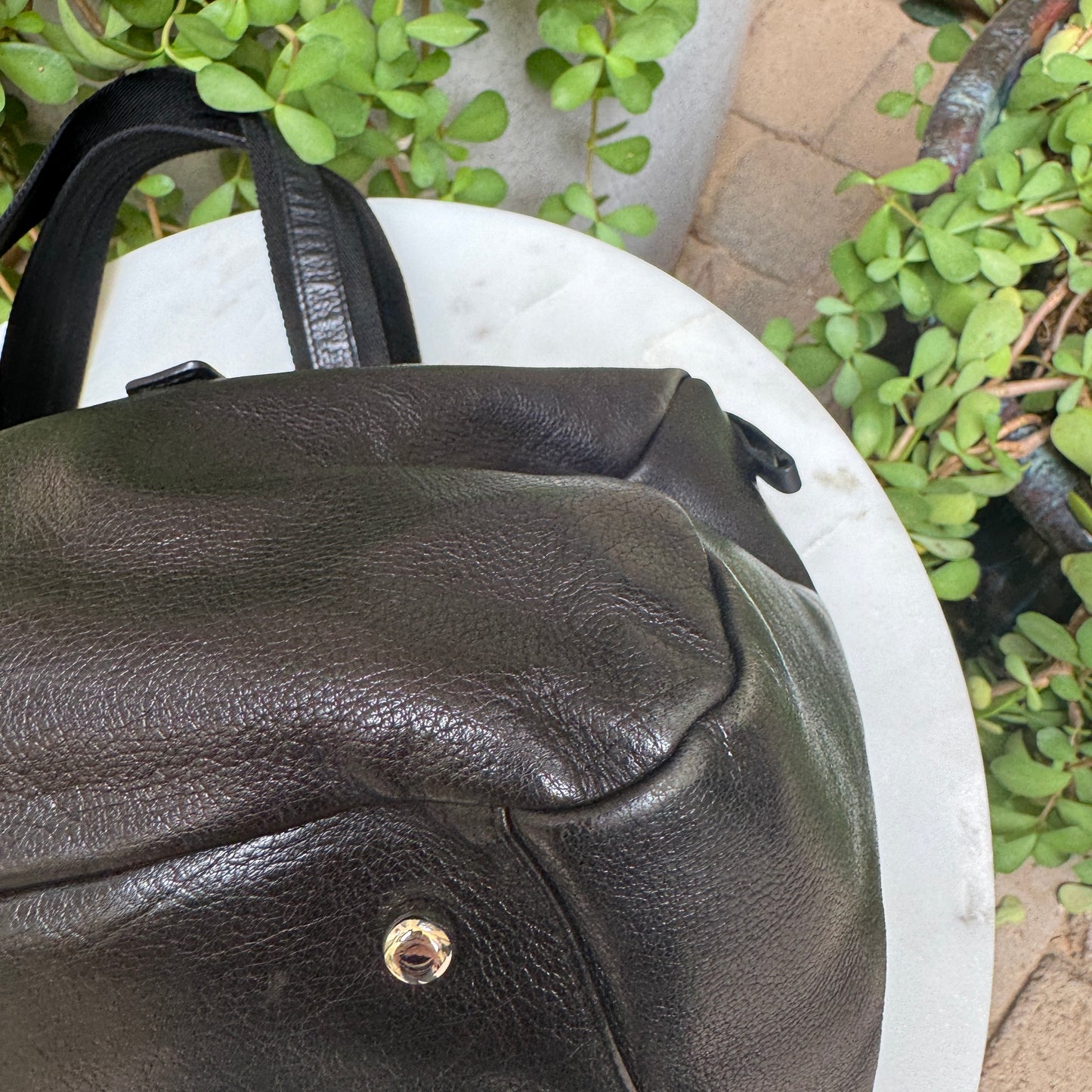 Yves Saint Laurent Studded Vintage Rive Gauche Satchel