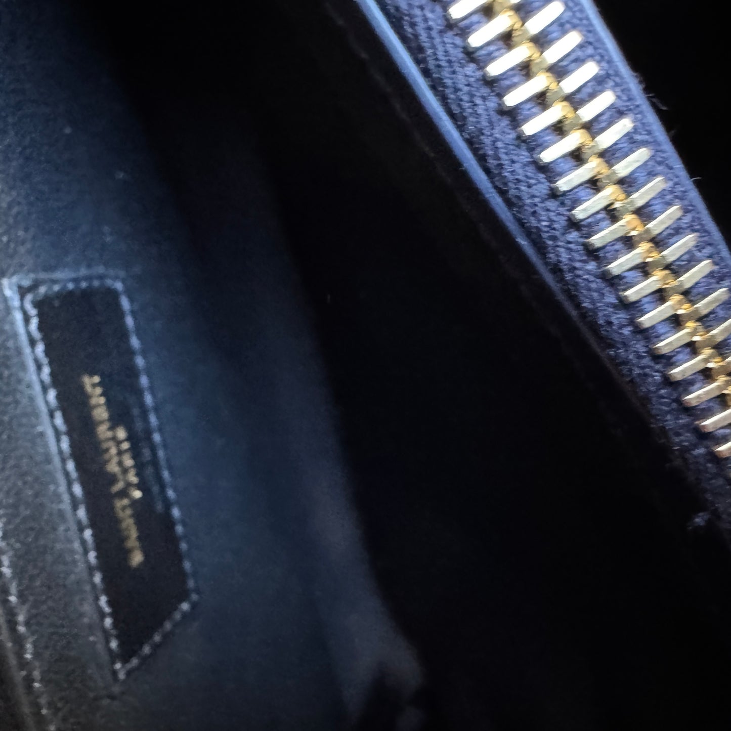 Saint Laurent Small Loulou Striped Chain Crossbody