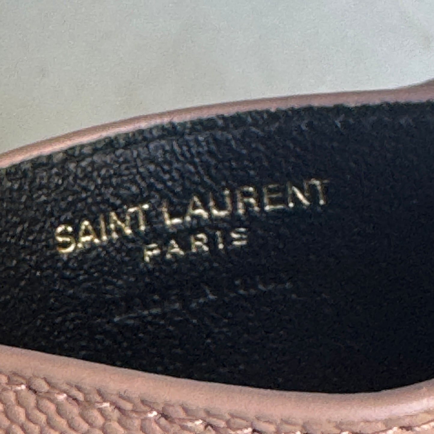 Saint Laurent Leather Cardholder Wallet