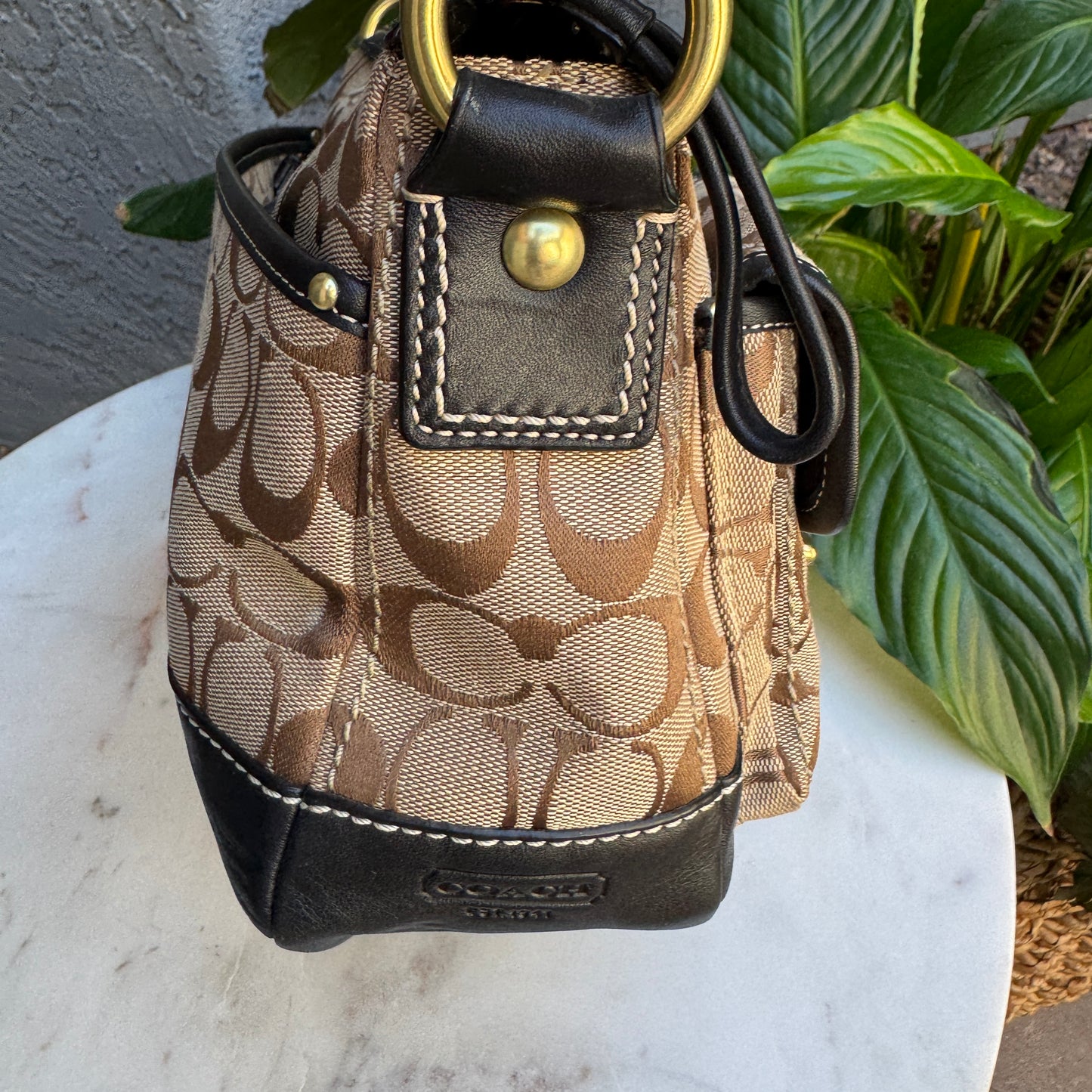 Coach Legacy Signature Shoulder Bag