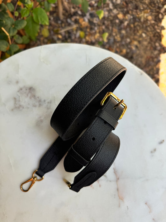 Louis Vuitton Grained Leather Bandouliere Crossbody Strap