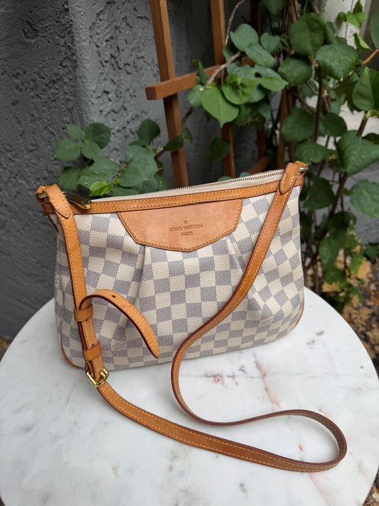 Louis Vuitton Damier Azur Siracusa PM Crossbody