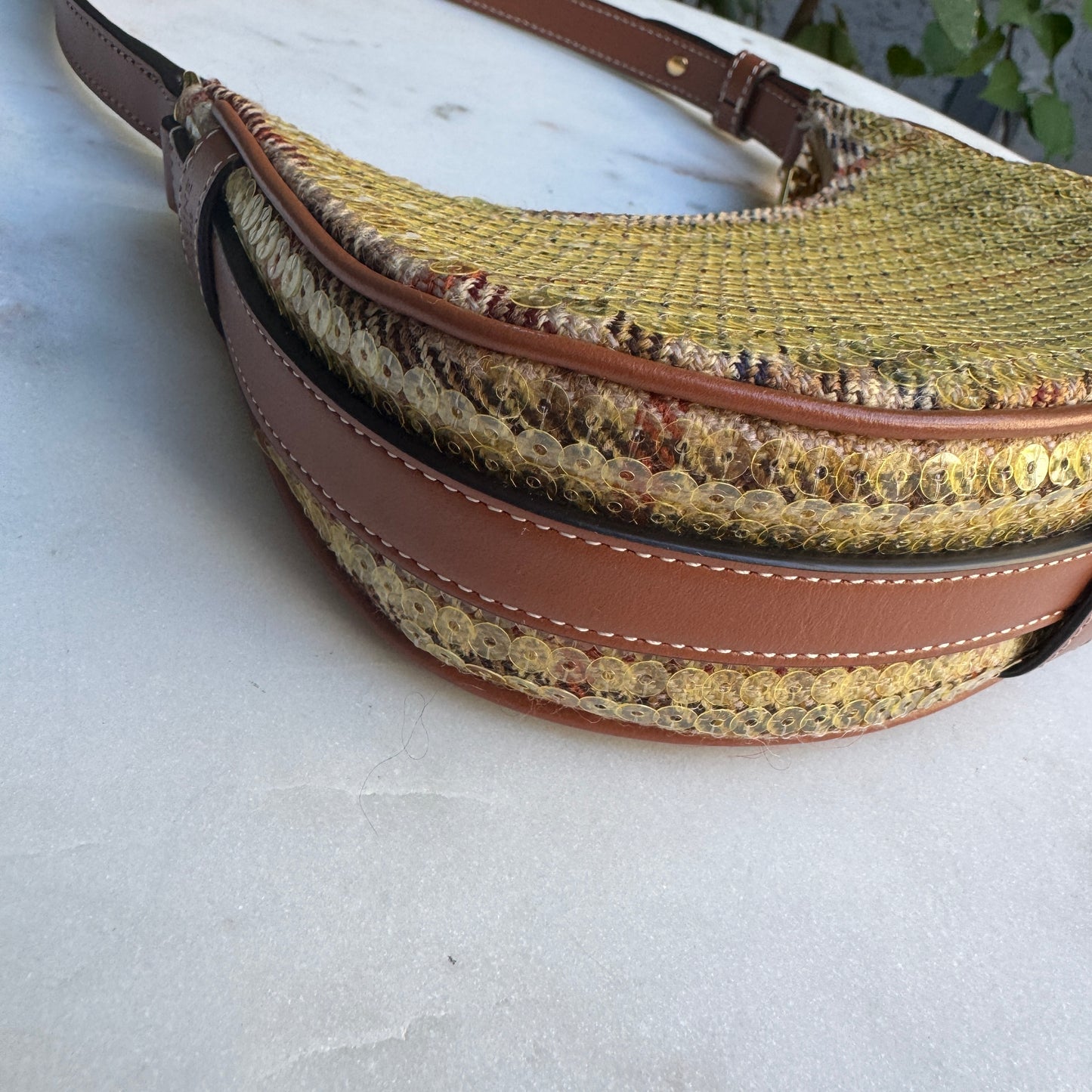 Celine Tweed & Sequin Mini Ava Bag