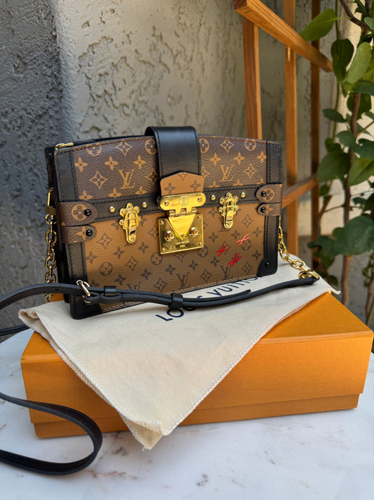 Louis Vuitton Reverse Monogram Trunk Clutch