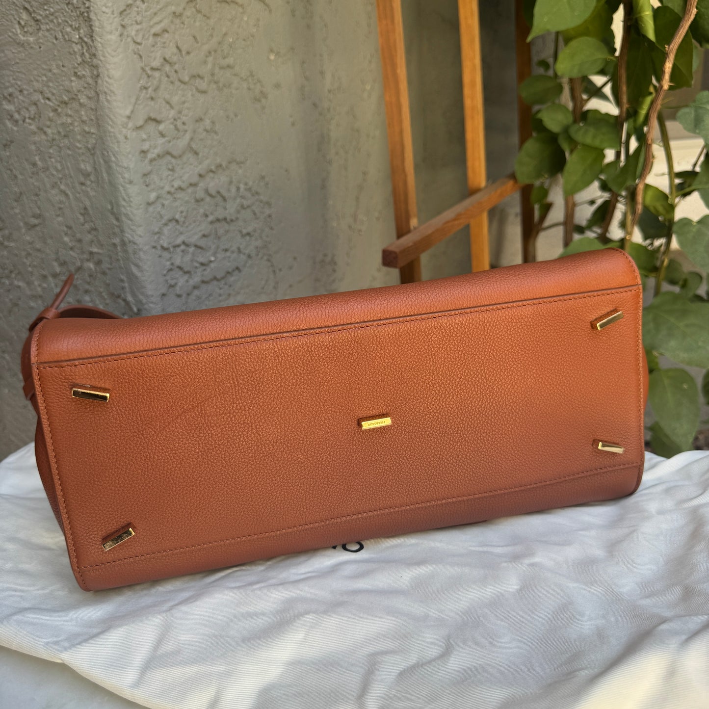 Salvatore Ferragamo Studio Soft Leather Top Handle Bag