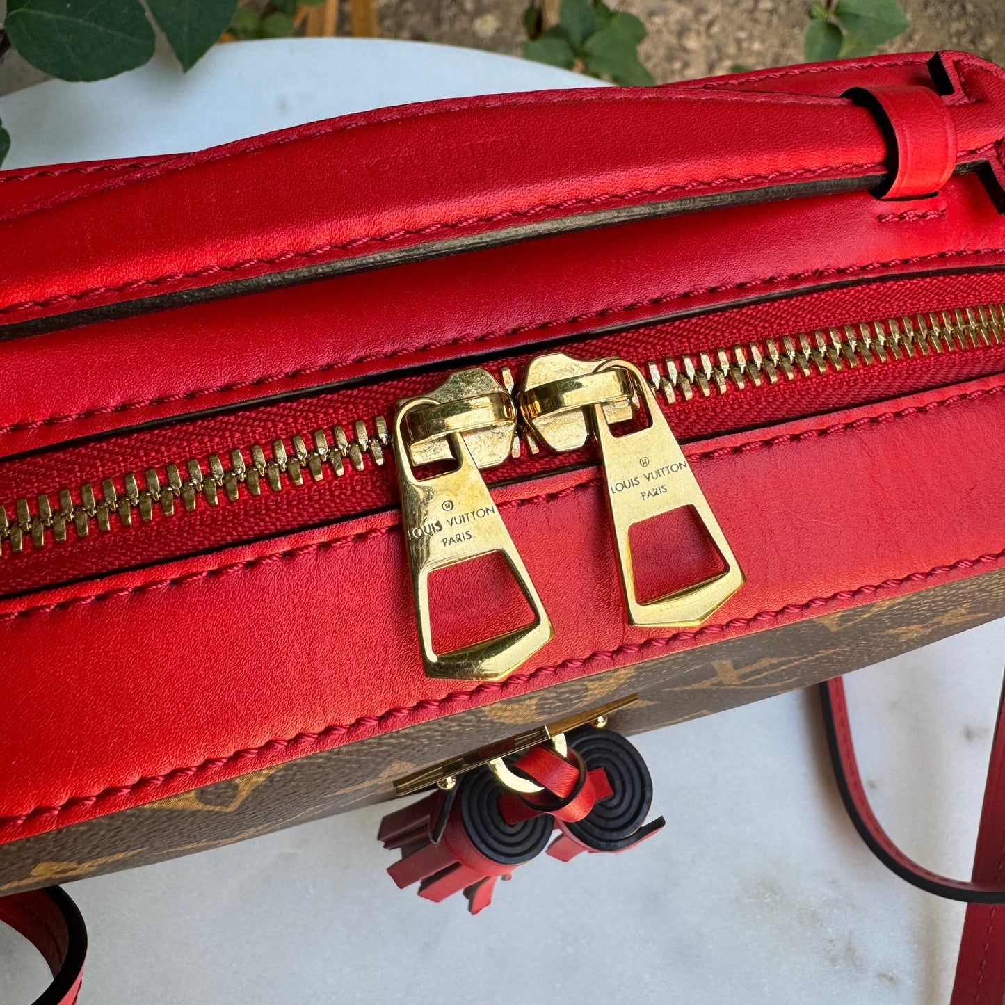 Louis Vuitton Monogram Saintonge Coquelicot Crossbody