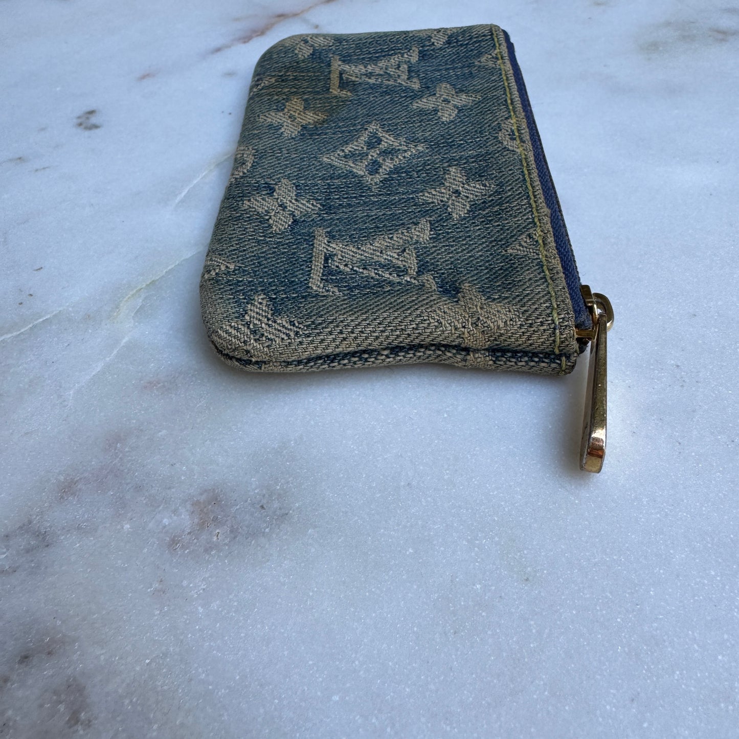 Louis Vuitton Monogram Denim Keychain Pouch