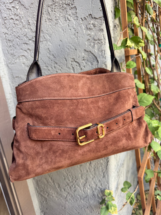 Marc Jacobs The Suede Dakota Satchel