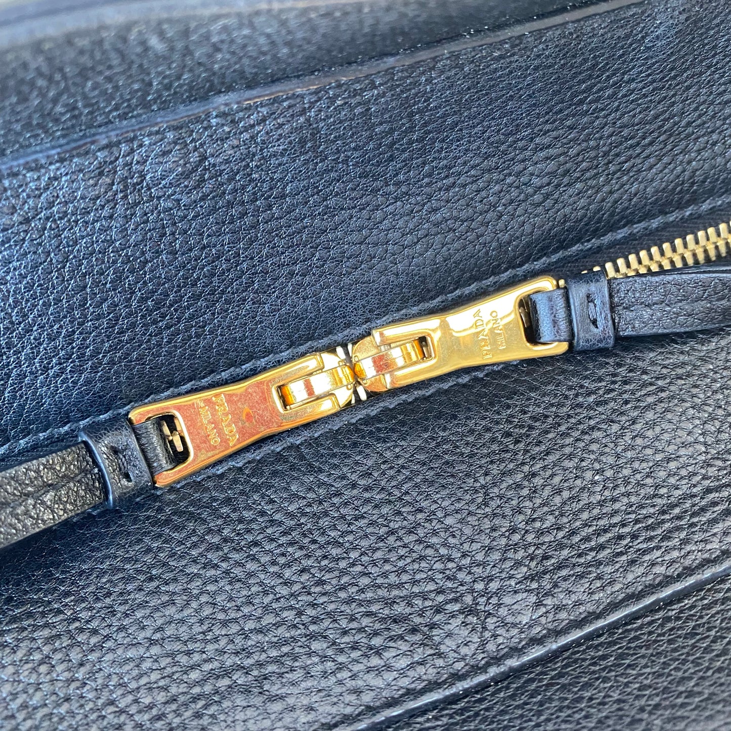 Prada Vitello Daino Shopping Tote