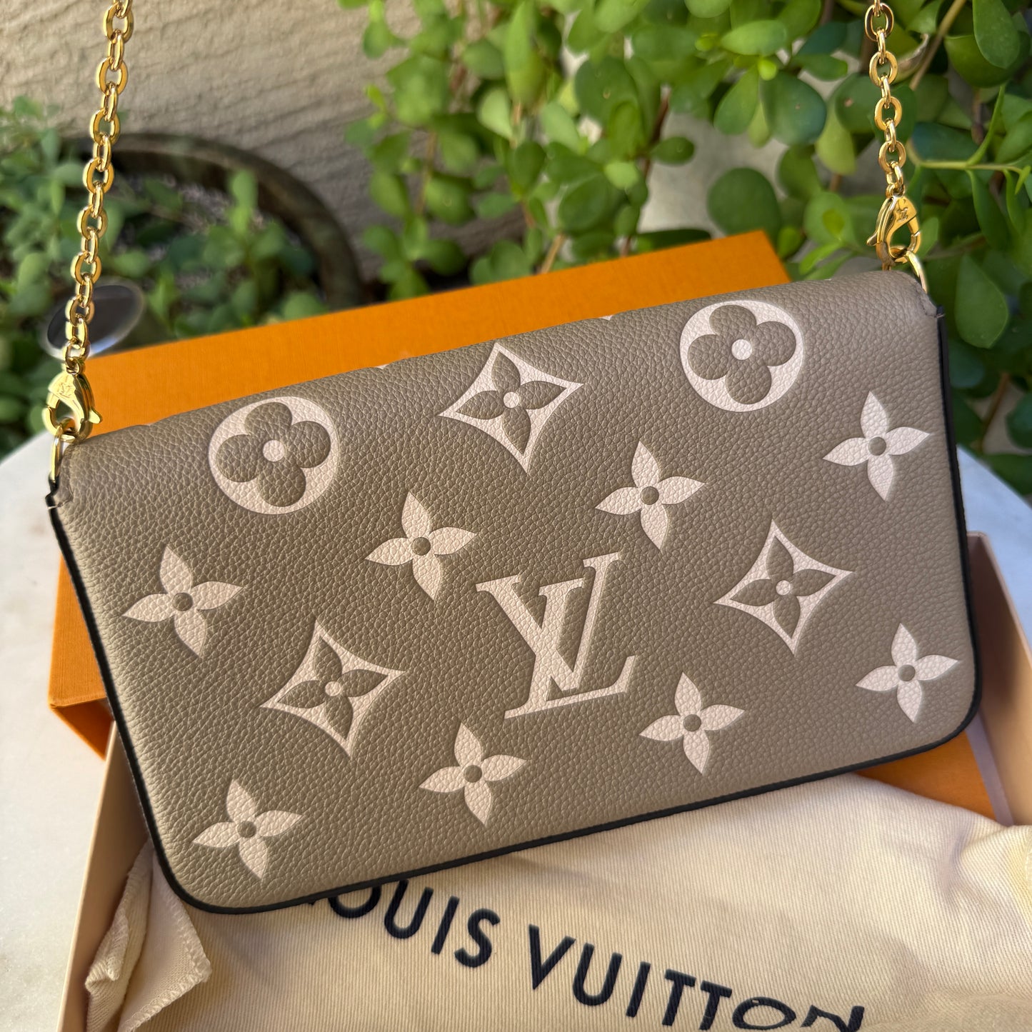 Louis Vuitton Bicolor Monogram Empreinte Pochette Félicie