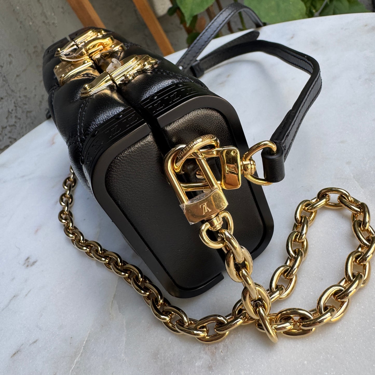 Louis Vuitton Quilted Leather Vanity Case Trunk PM