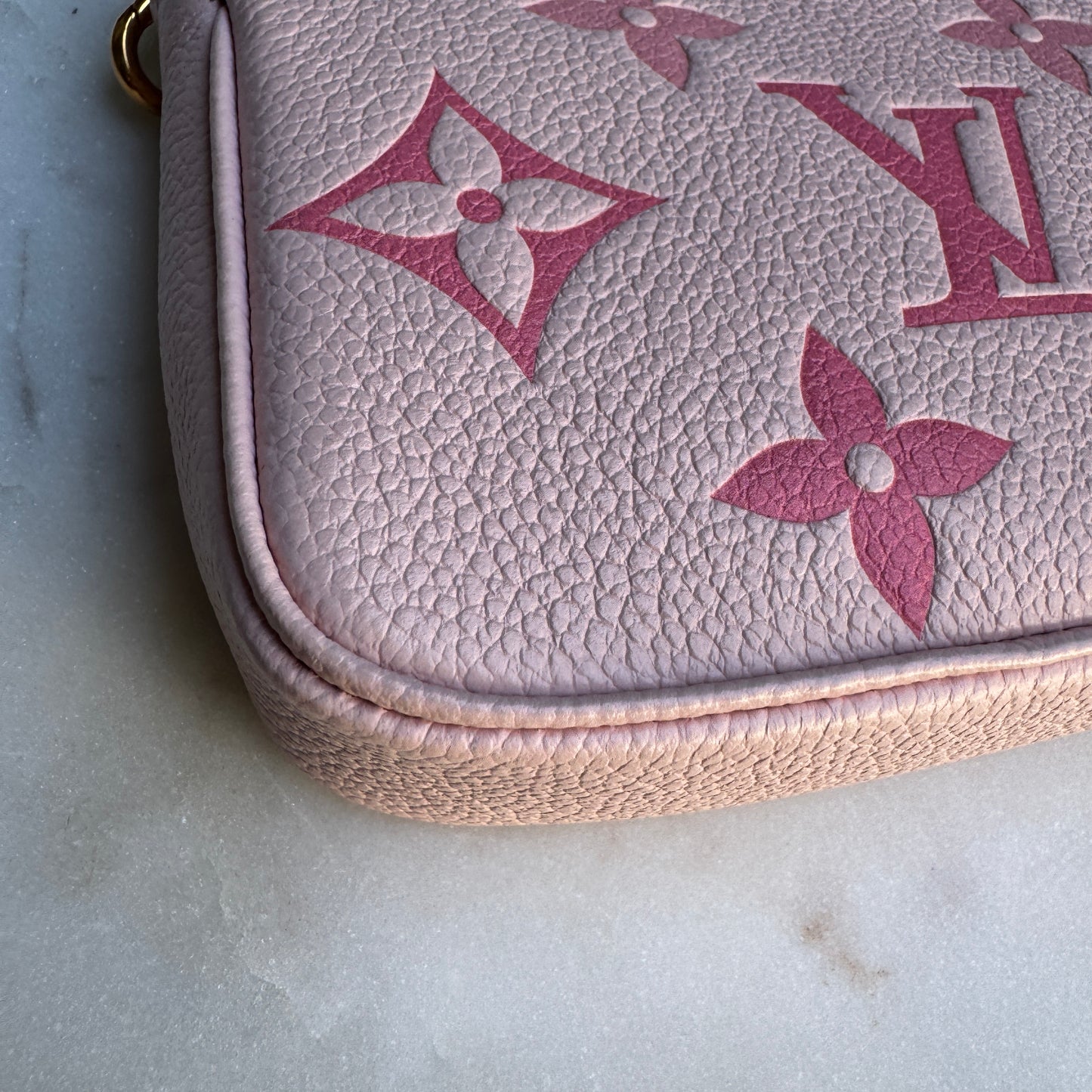 Louis Vuitton By The Pool Monogram Empreinte Giant Mini Pochette Accessoires