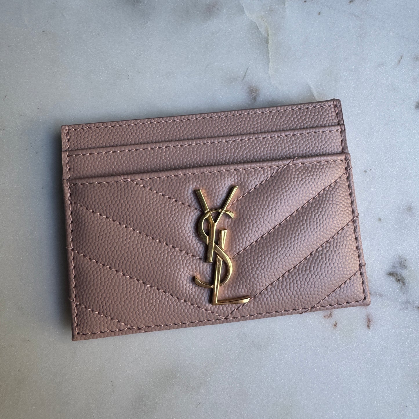 Saint Laurent Leather Cardholder Wallet