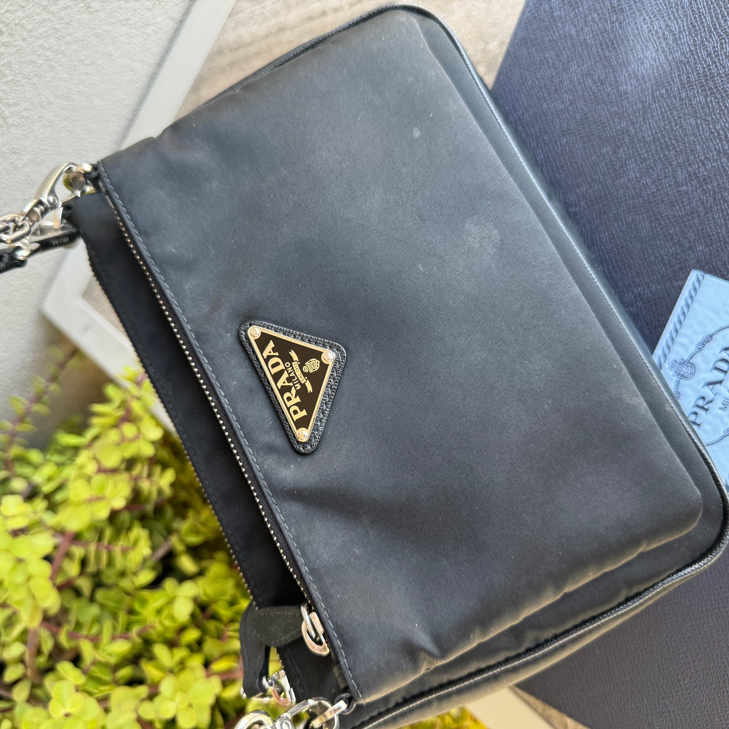 Prada Tessuto Re-Edition 2000 Nylon Double Zip Crossbody