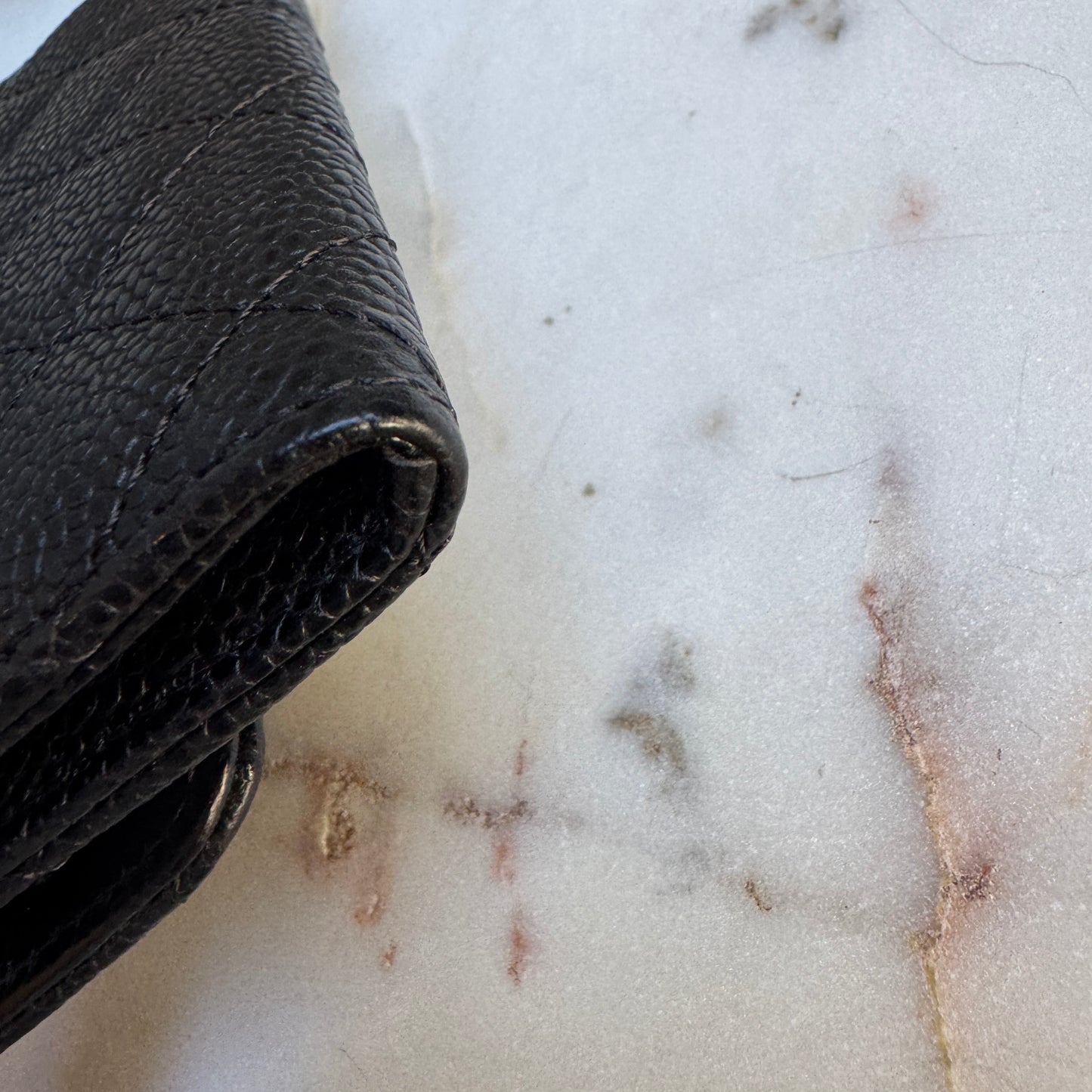 Chanel Caviar Classic Flap Card Holder Wallet