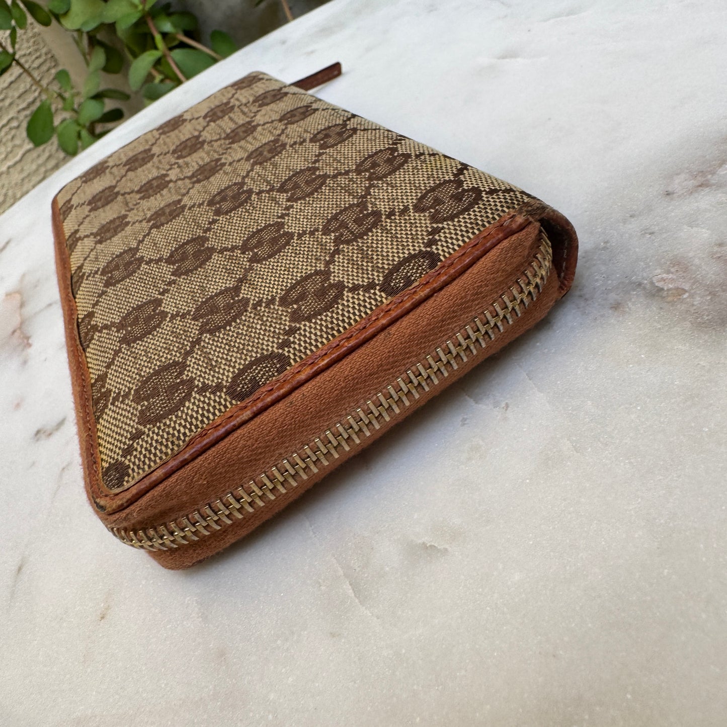 Gucci GG Canvas Long Zippy Wallet