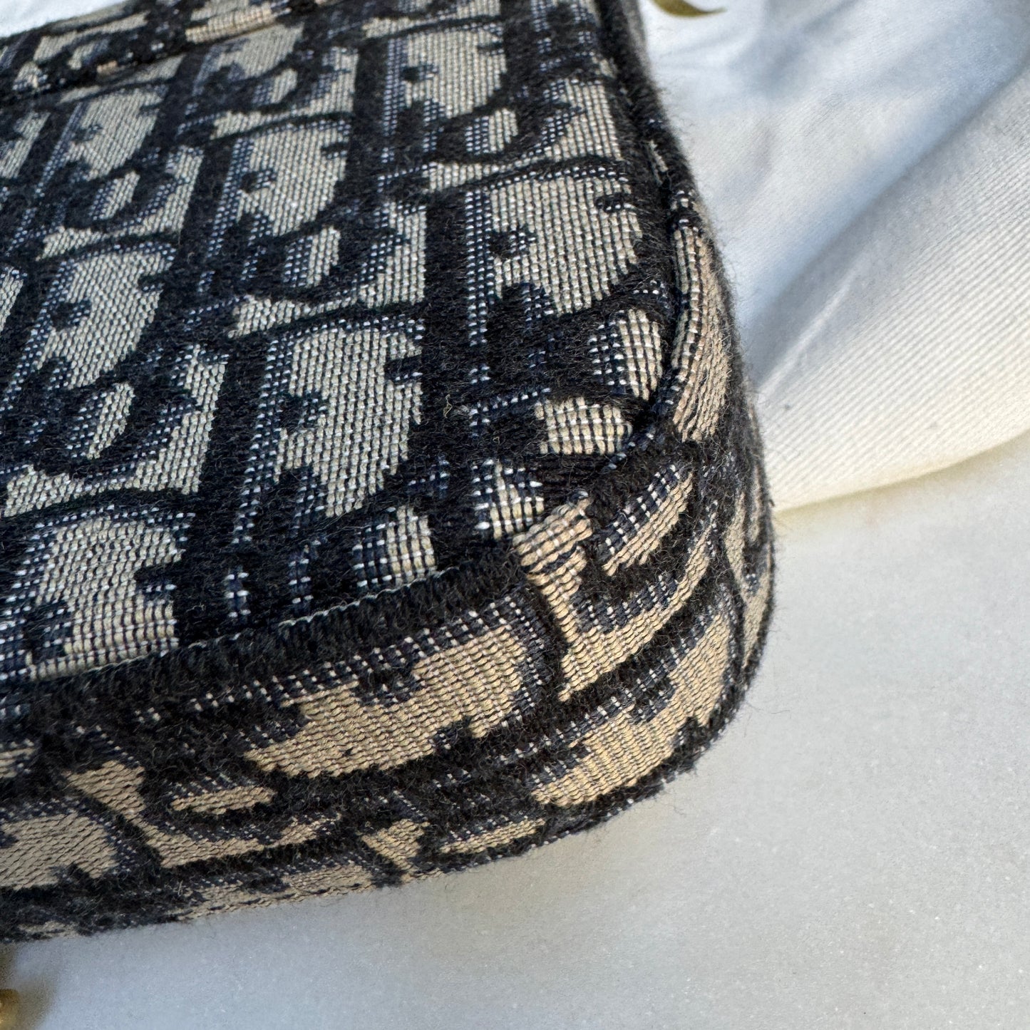 Dior Saddle Pouch with Chain Crossbody