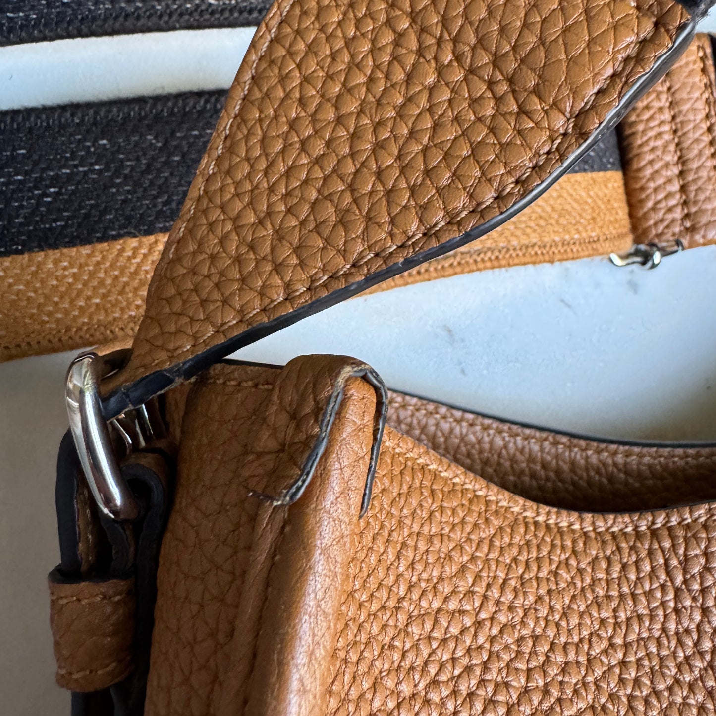 Prada Vitello Daino Hobo Leather Crossbody