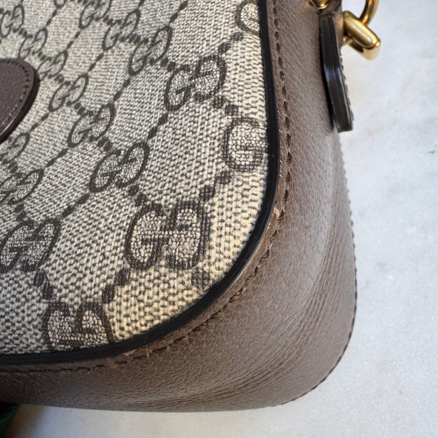 Gucci Vintage Neo Supreme Monogram Web Crossbody