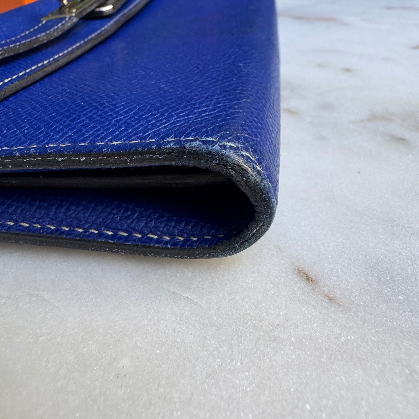 Hermès Kelly Epsom Bicolor Leather Wallet