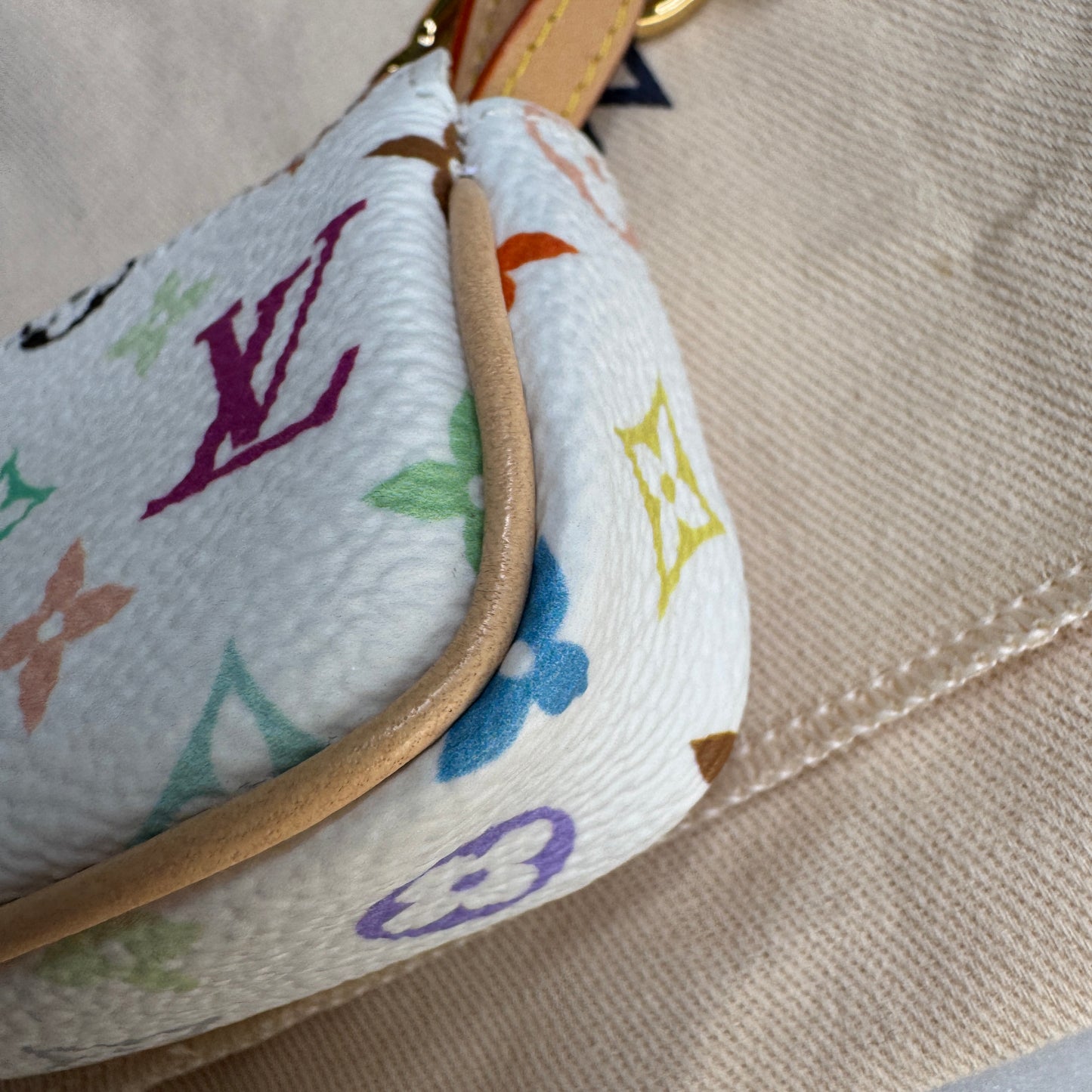 Louis Vuitton x Takashi Murakami Micro Pochette Bag Charm