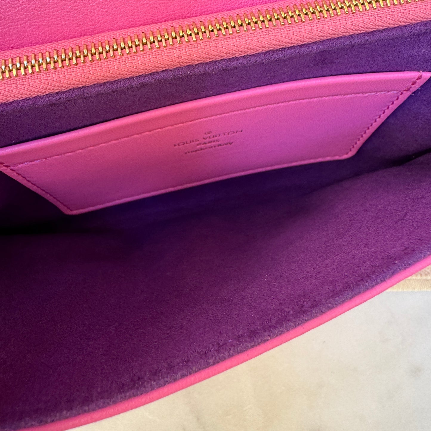 Louis Vuitton Monogram Lambskin Vuittamins Pochette Coussin