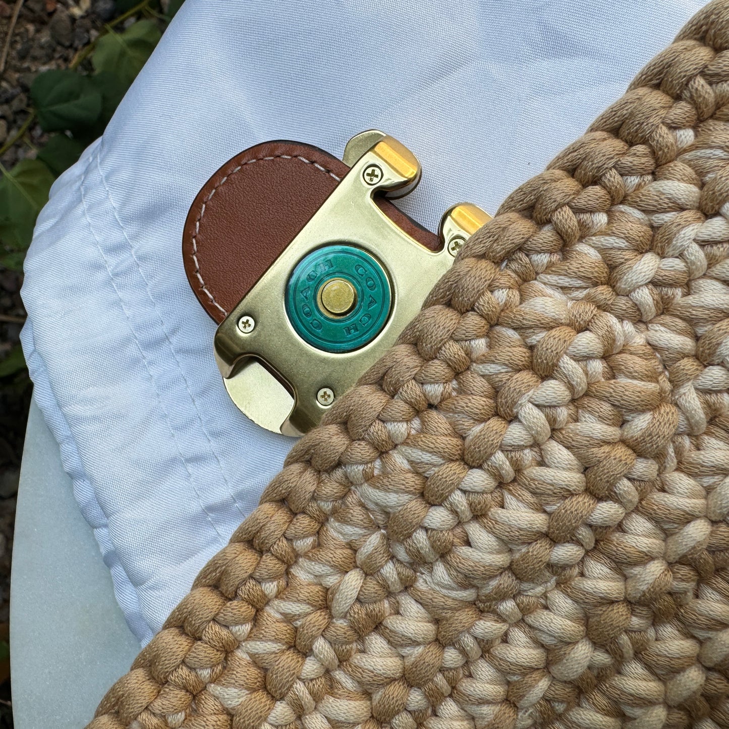 Coach Crochet Soft Tabby Shoulder Bag