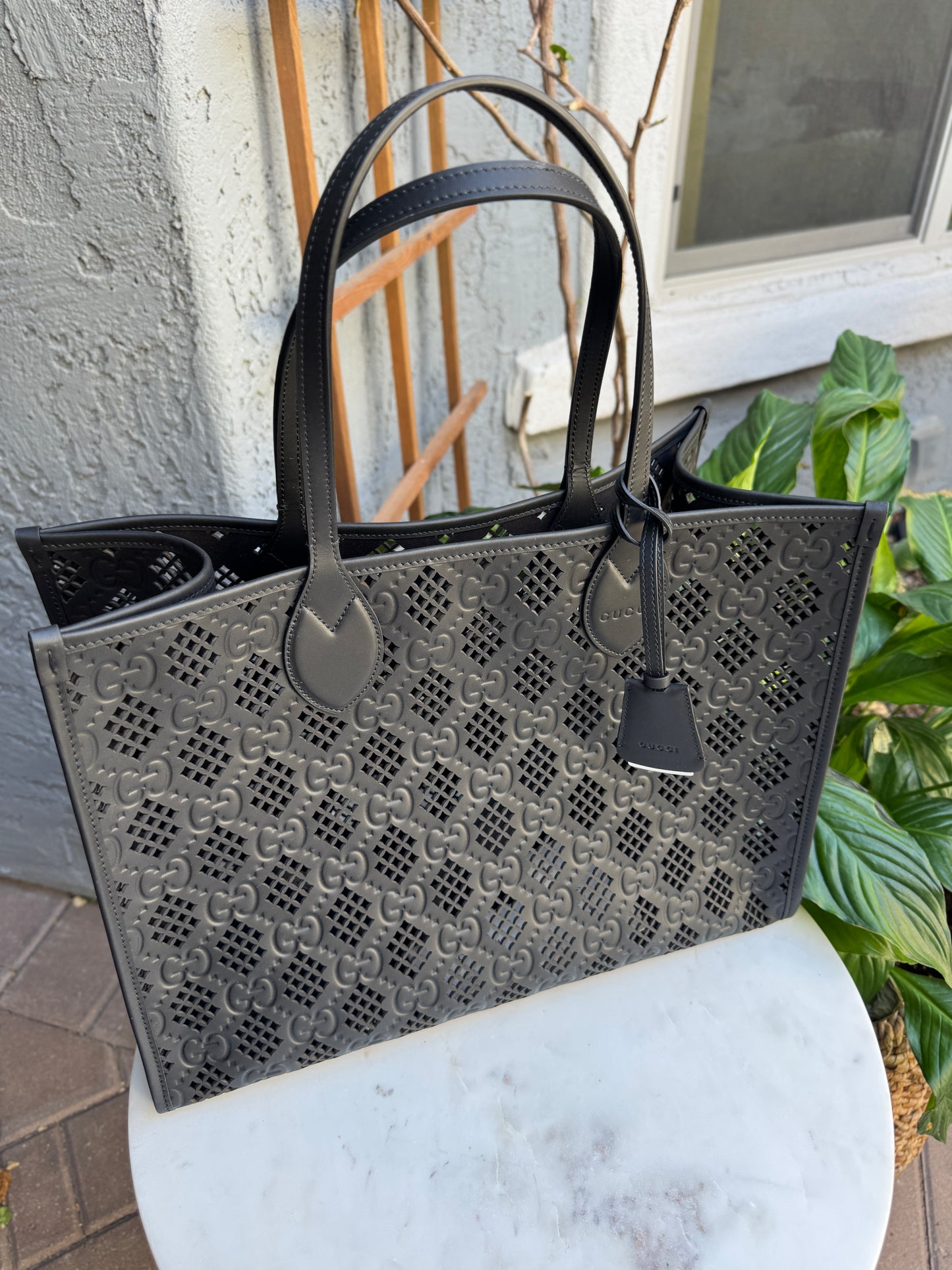 Gucci Ophidia Perforated Tote Bag