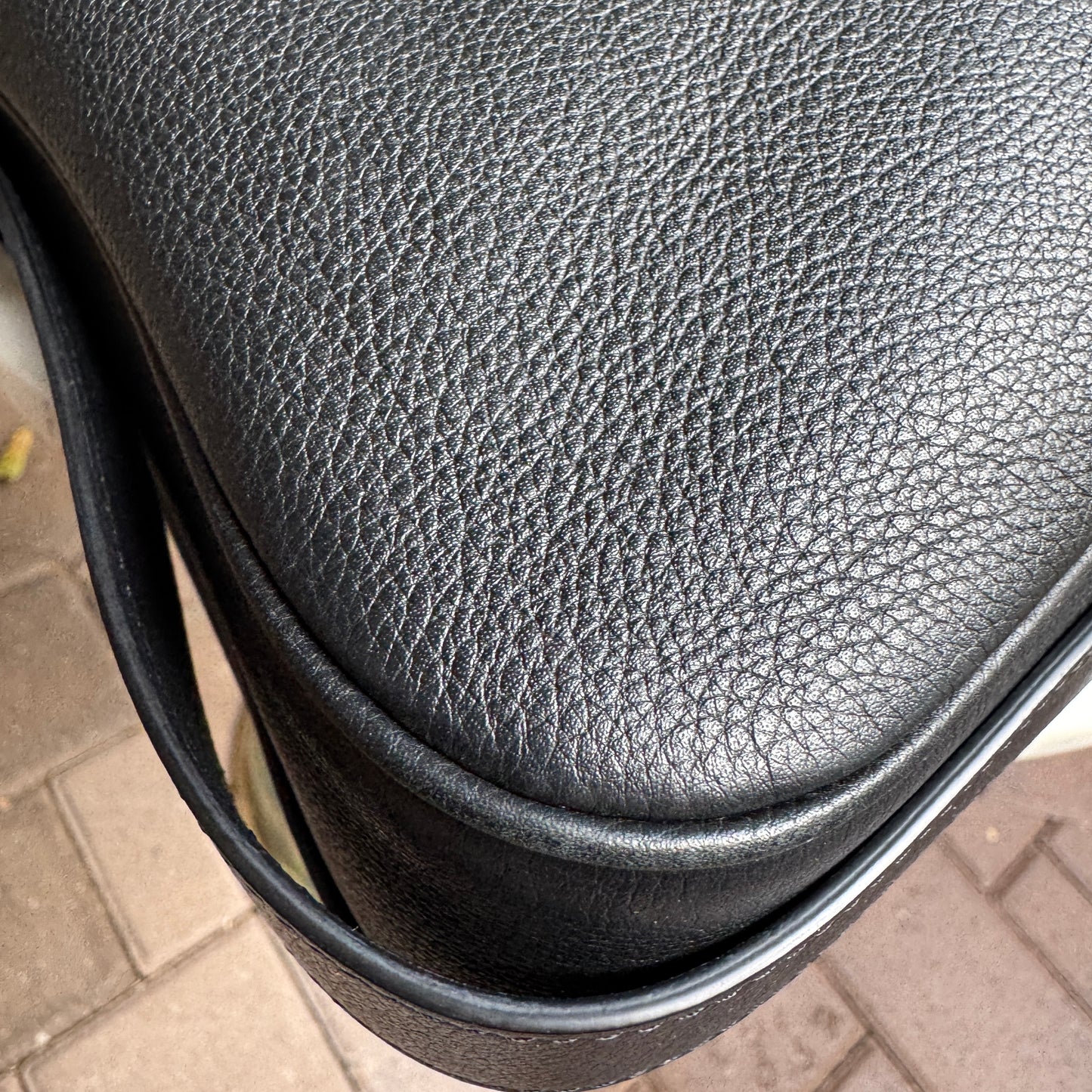 Celine Large Romy Leather Shoulder Bag