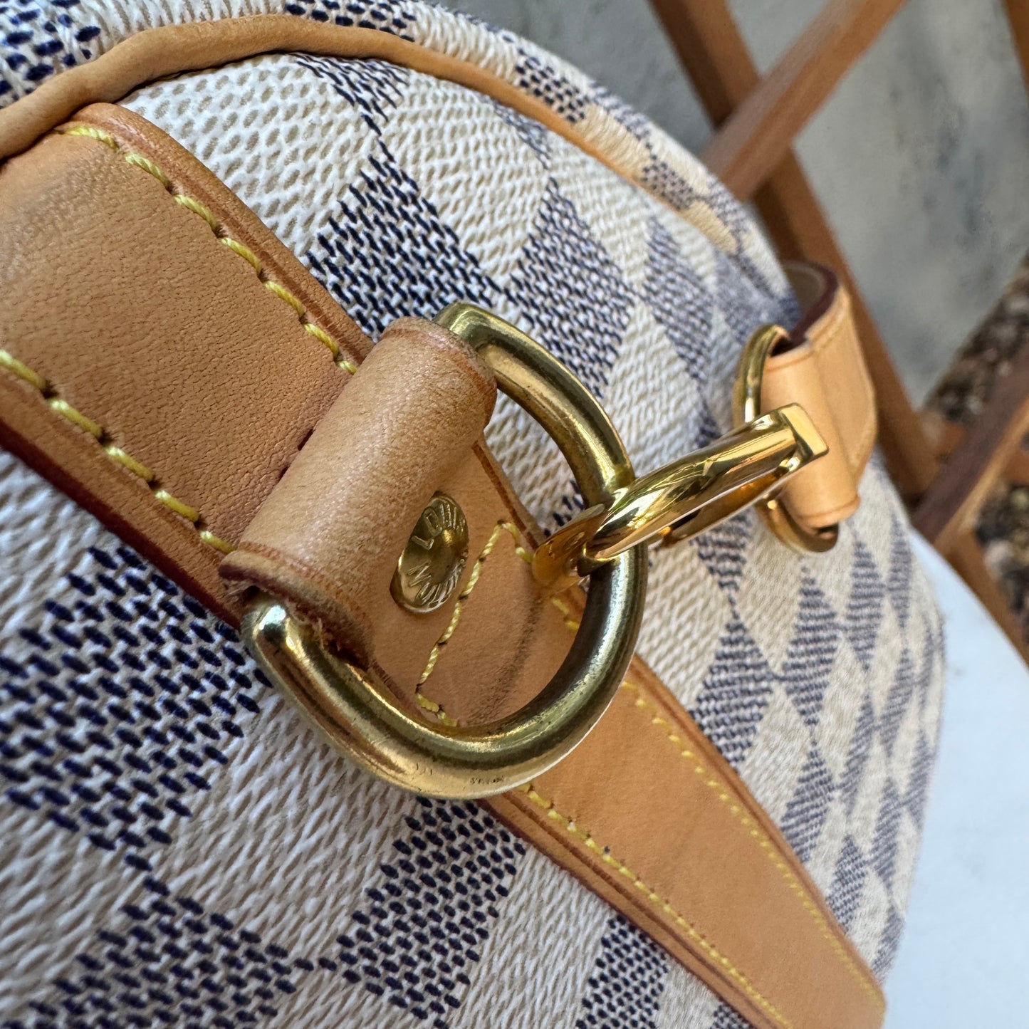 Louis Vuitton Damier Azur Speedy Bandouliere 35