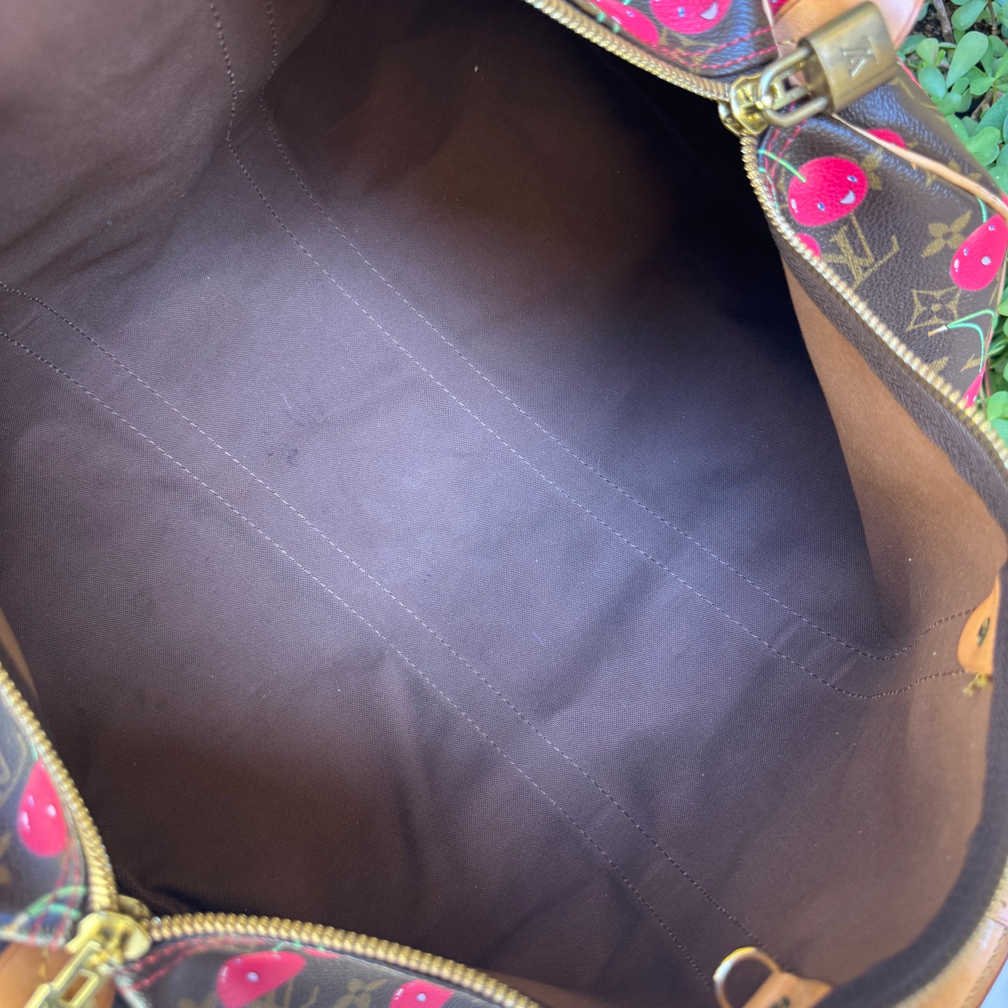 Louis Vuitton x Takashi Murakami Vintage Cherry Keepall 45