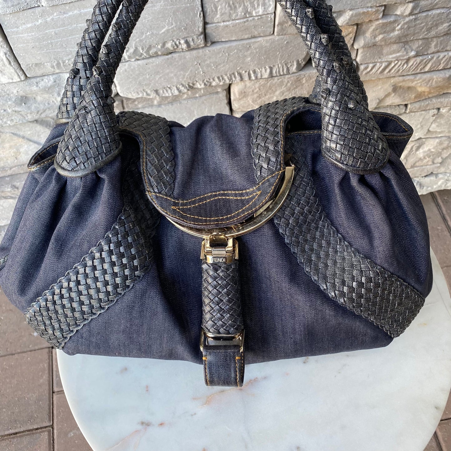 Fendi Denim Spy Bag