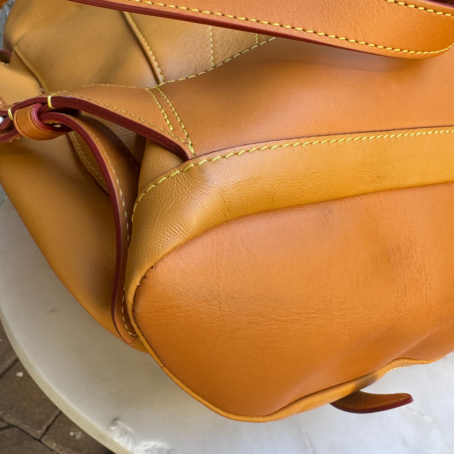 Louis Vuitton x Virgil Abloh Vachetta Leather Christopher Backpack GM