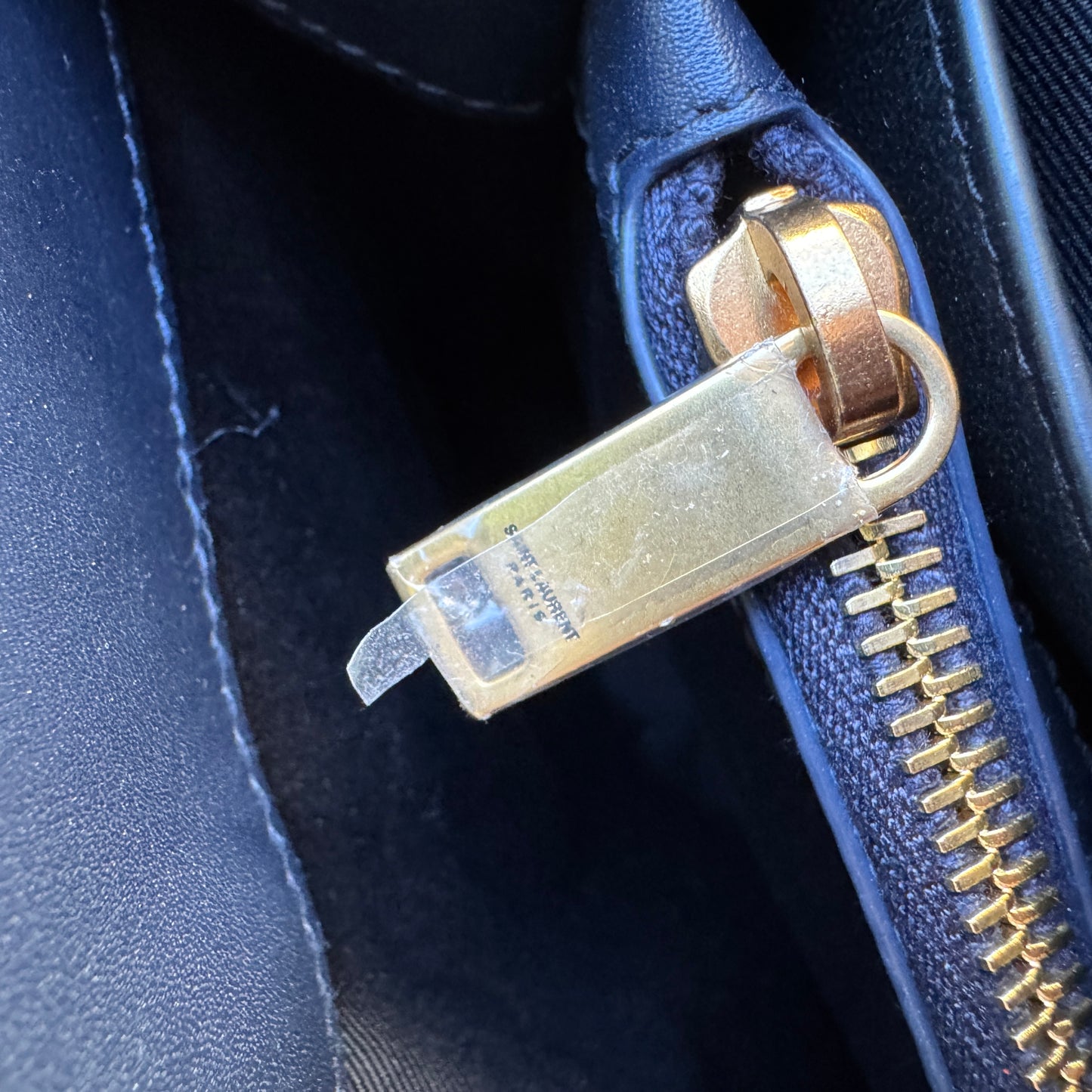 Saint Laurent Small Loulou Striped Chain Crossbody